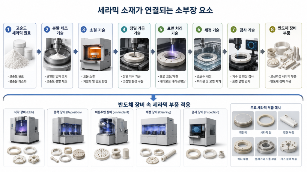 반도체 소부장과 세라믹 소재
