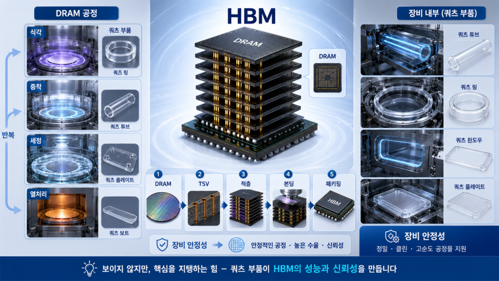 쿼츠소재와 HBM
