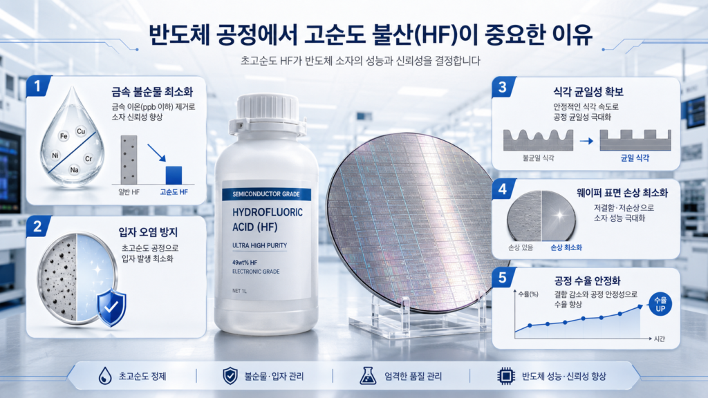 고순도 불화수소가 중요한 이유