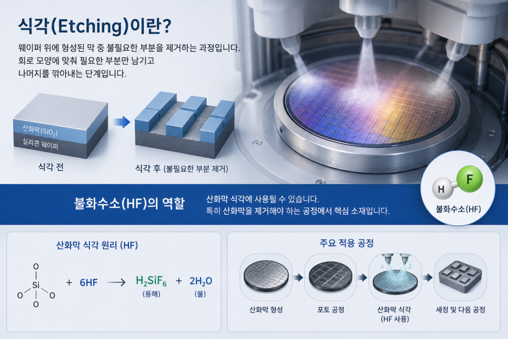 불화수소와 식각공정