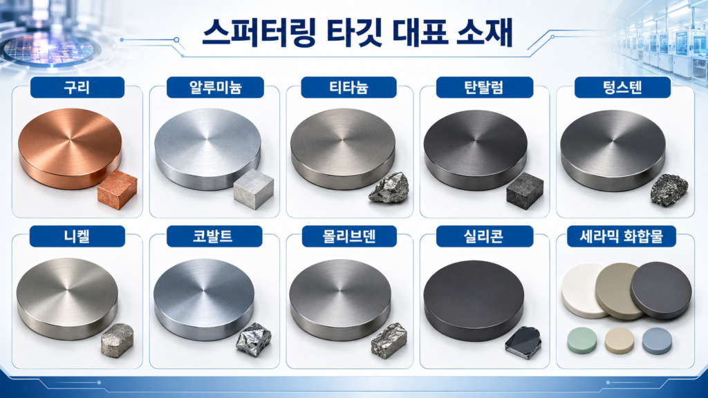 스퍼터링 타깃 소재
