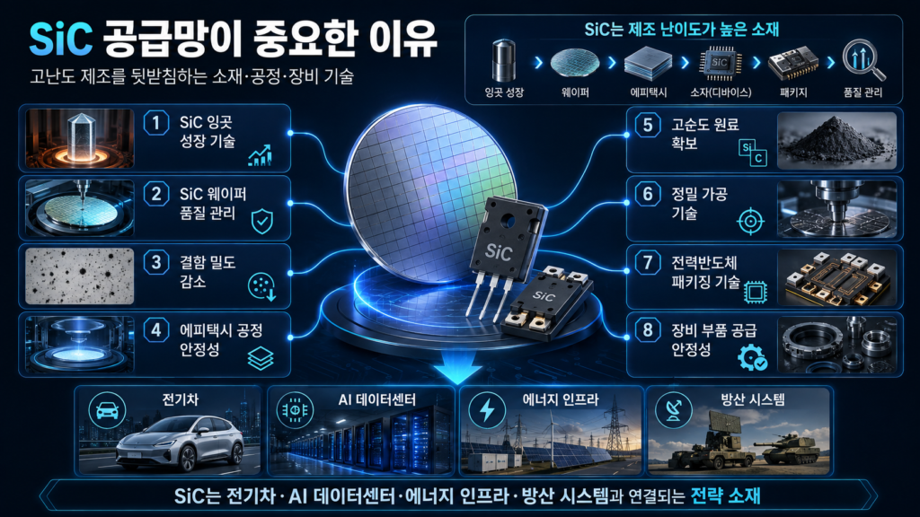 SiC 공급망이 중요한 이유

