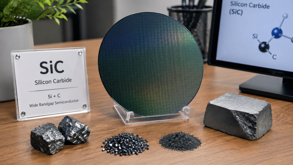 SiC 소재는 실리콘과 탄소가 결합된 실리콘카바이드(Silicon Carbide) 소재
